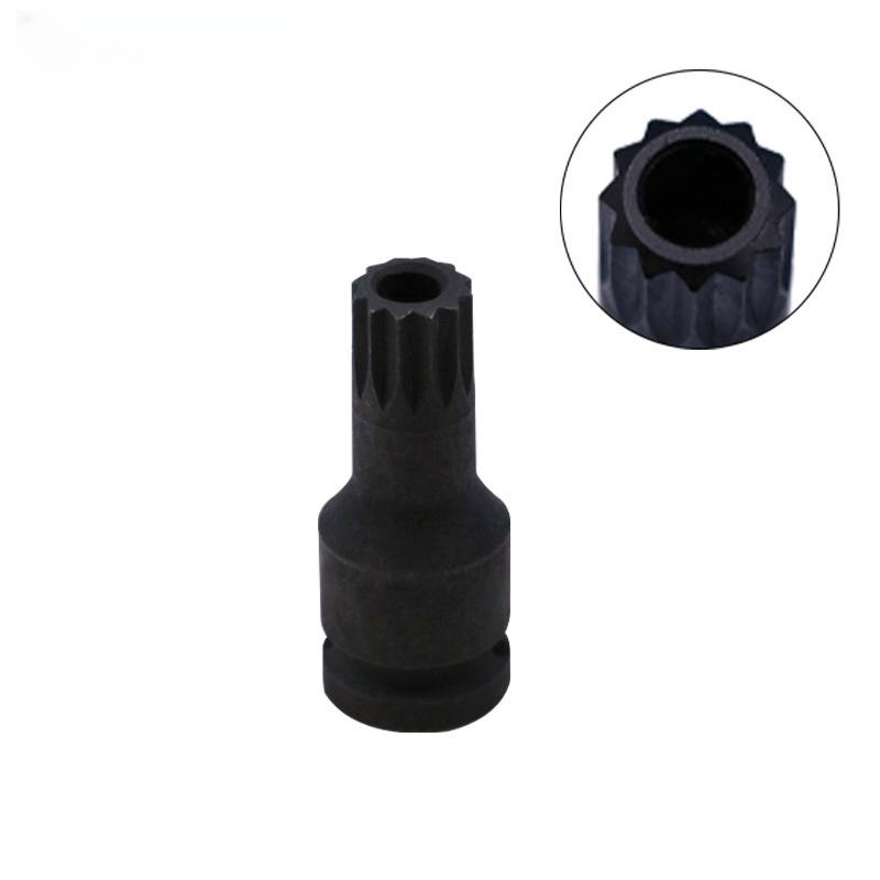 

Набор пневматических 1/2 12-гранных комбинированных бит Большая торцевая головка Пневматическая M12-гранная сверхпрочная бита для отвертки