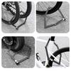 Bike Lock Portable Folding Lock With Stainless Steel Rivets For Ebike And Motorcycle Safety