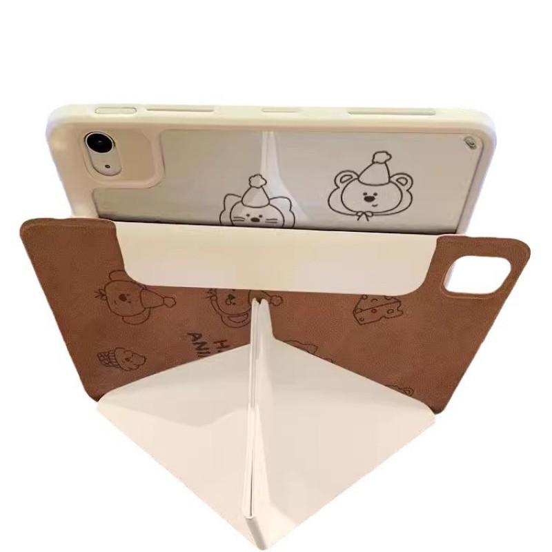 IPad Pro 11 Case Mini 7 Magnetic Detachable Acrylic Protective Cover 3-Fold Stand Anti-Scratch Shockproof