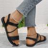 Women's Sandals Summer Korean Version Net Red Wear Fashion Versatile Woven Flat Fairy Roman Sandals