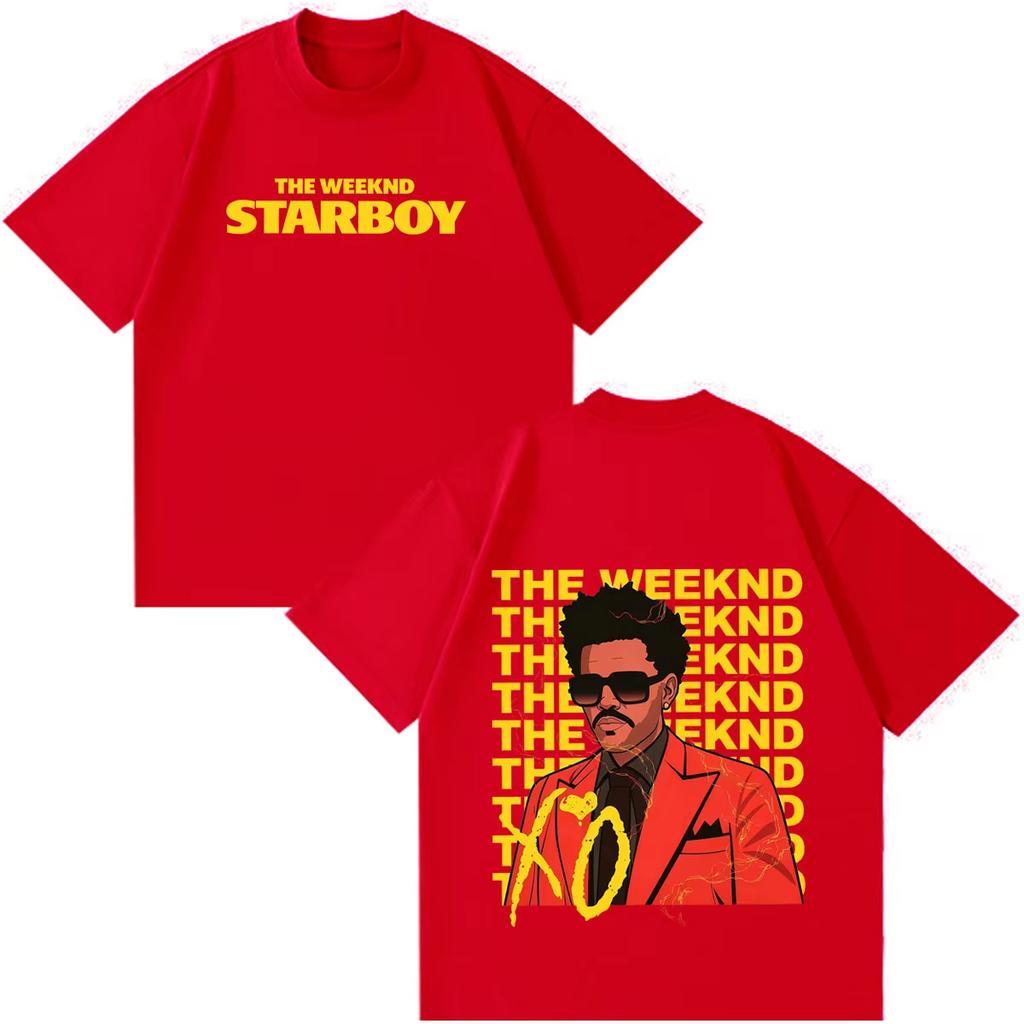 2026 Summer Hot Sale Rapper The Weeknd Music Album Cover T Shirts Men Women Fashion Hip Hop T Shirt Trendy Streetwear for Daily Looks