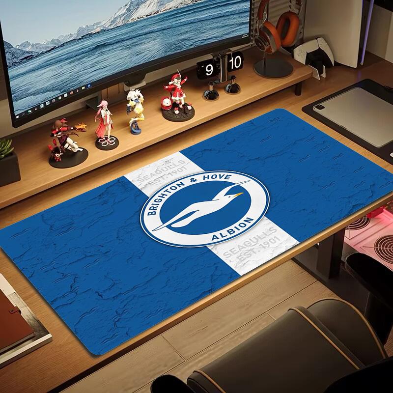 Brighton & Hove Albion Color Mouse Pad Large Gaming Table Cushion Non-slip Laptop Tablet Big Mousepad XXL Mat Mini PC Playmat With Lock Edge