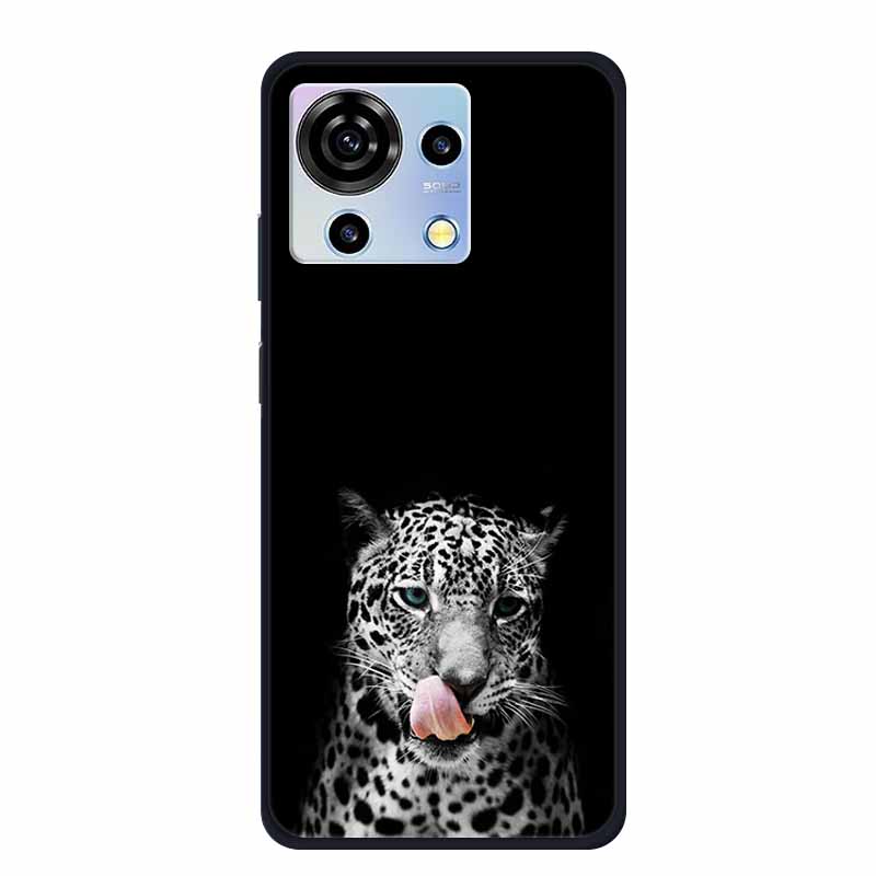 For ZTE V50 Vita Phone Case TPU Soft Back Cover Cartoon Luxury Silicone Phone Cases for ZTE Blade V40 V 40 50 Vita Animal Funda