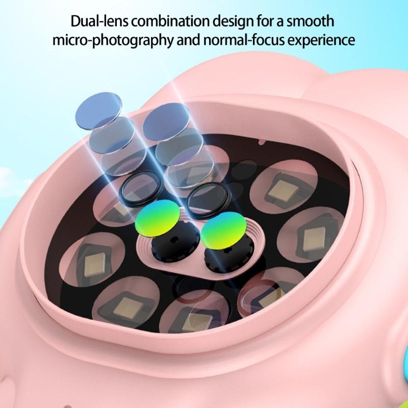 Educational Children Handheld Digital Microscope USB Rechargeable Camera for High Definition Imaging & Science Learning