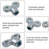 6PCS Zinc Alloy Radiator Bleed Key Wrench Set for Plumbing Heater Radiator Air Release Resistant Hand Tool Set