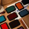 Retro Ink Pad Set: 12 Colors for Creative Journal Decoration & DIY Fingerprint Stamps.