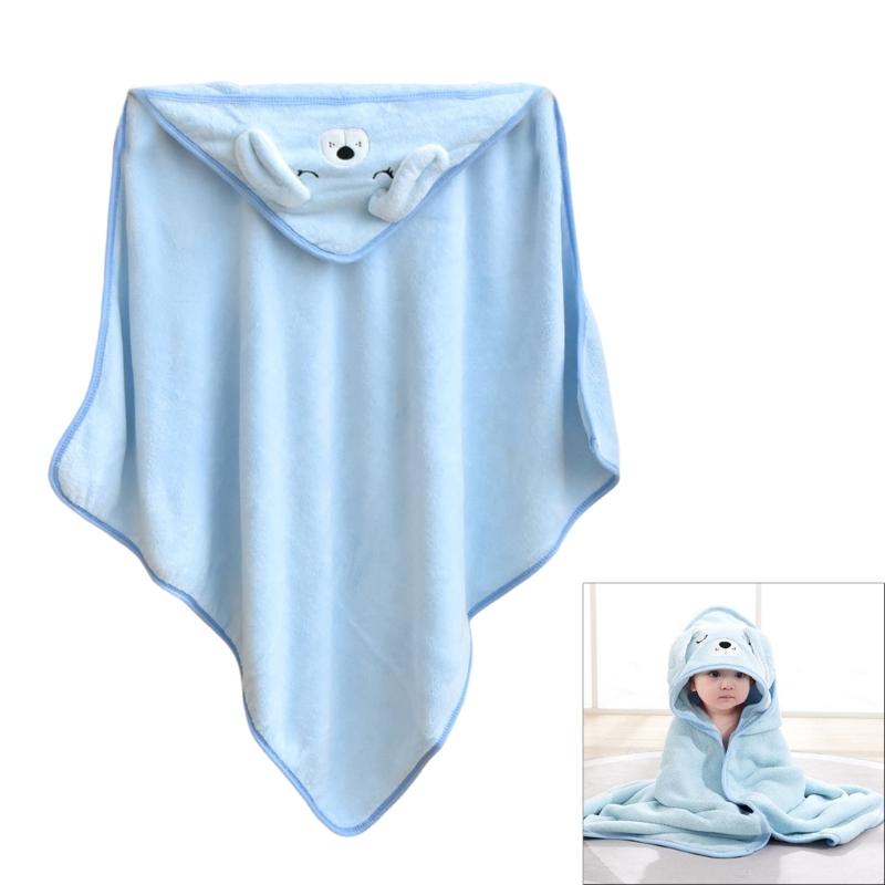 Baby Hooded Shower Towel Bath Towel Strong Absorbent Quick Drying Soft Bathrobe Blanket Poncho Breathable Infant Cape