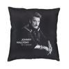 Fashion Johnny Hallyday Cushion Cover X Soft Singer French France Pillow Case for Car Square Pillowcase Home Decorative