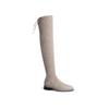Over Knee Boots Women's Elastic Thick Heel Sleeve Boots Flat Bottom Round Head Skinny High Boots