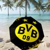 Borussia Dortmund Druckschirm Automatisches Öffnen/Schließen - Tragbares faltbares Design - Tägliche Nutzung für Reisen/Outdoor - Geschenk zum Geburtstag