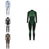 Metallic Skull Bodysuit With 3d Digital Print For Halloween Cosplay And Fantasy Dressup