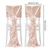 2pcs Outdoor Wedding Bamboo Chair Covers Sash Back Decoration Universal Wicker Chair Back Decor European Style Party
