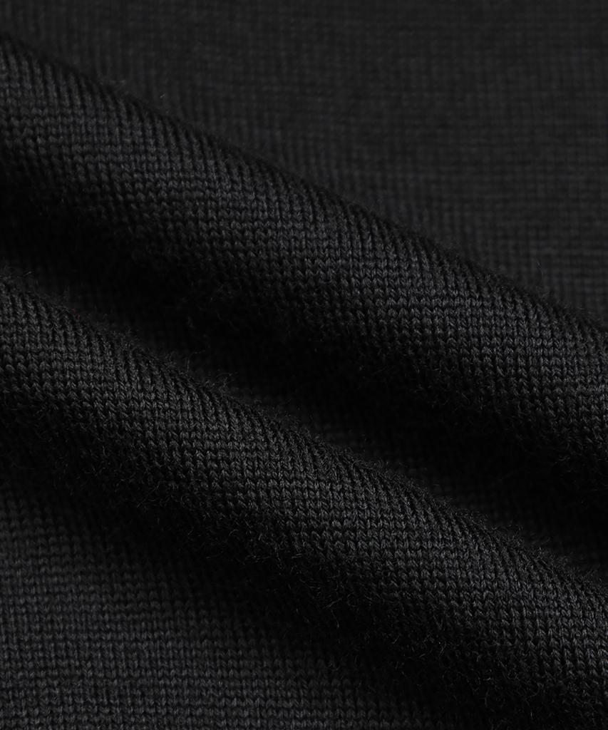 BROOKS BROTHERS Merino Wool Polo Sweater (Black) (Bbwtmf9635Uew)
