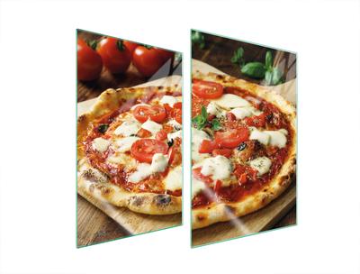 SZKLANA PŁYTA OCHRONNA DO KUCHNI 2x35x52 PIZZA