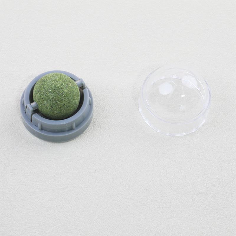 Catnip Ball Toy: Self-Play Boredom Relief, Teeth Grinding & Hairball Control for Kittens.