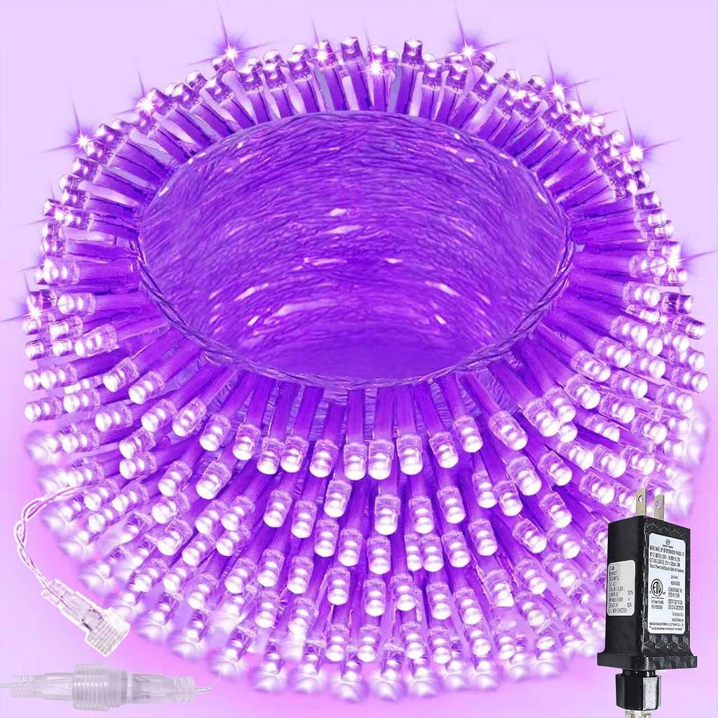 200 LED Connectable String Lights, 66FT Christmas Lights Outdoor Indoor
