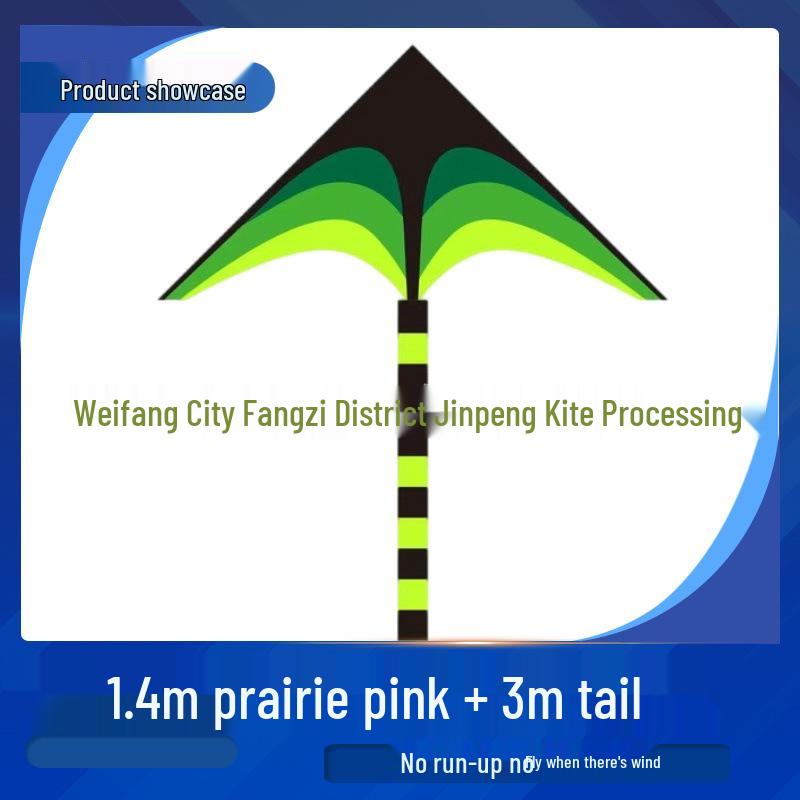 Great Plains Extra Large Rainbow Kite for Kids - Excellent Flying Cartoon Design