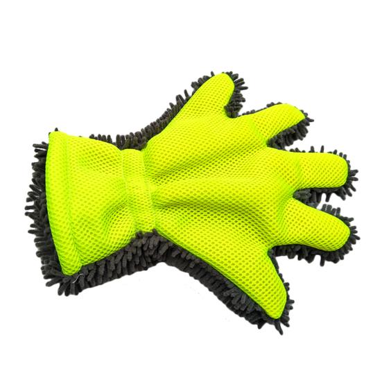 

Chenille Car Wash Glove Five-Finger Microfiber Wash Mitt Scratch Free Car Interior Exterior 1pc