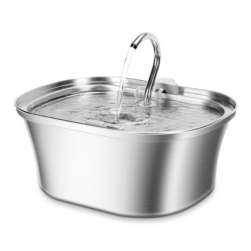 3.2L Stainless Steel Automatic Pet Water Fountain for Cats and Dogs