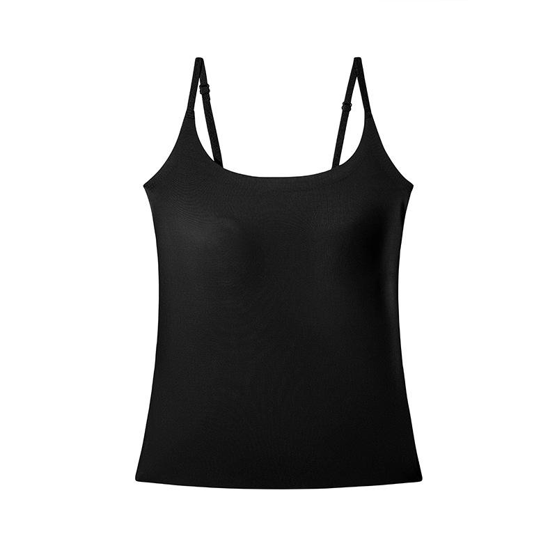 

Майка из ледяного шелка с подкладками для бюста - Женское красивое нижнее белье для спины 2025 L (52.5-62.5 kg)