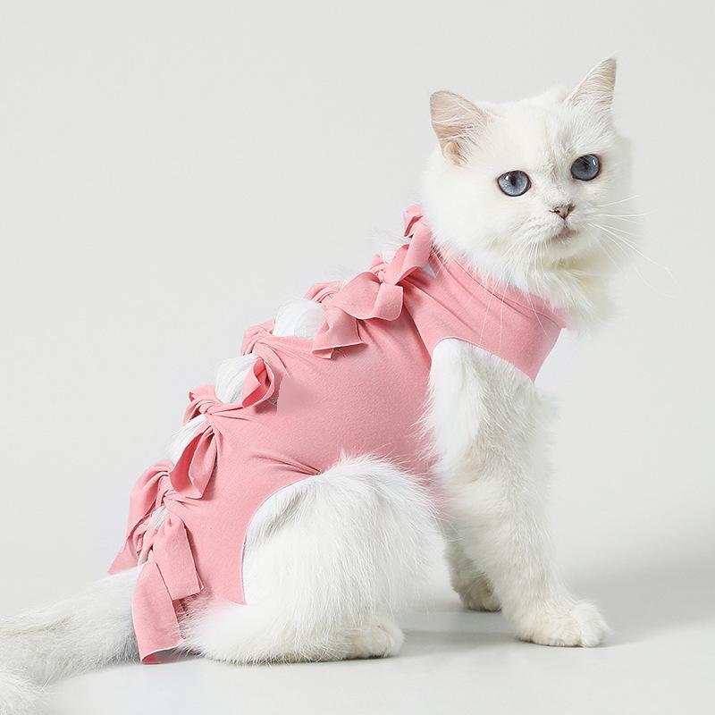 Breathable Cat Post-Surgery Anti-Licking Suit & Physiological Pants