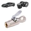Locking   Chuck 300 PSI 1Celsius4in FNPT Heavy Duty Closed   Brass Straight Lock On Tire Chuck for Tire Inflator Gauge