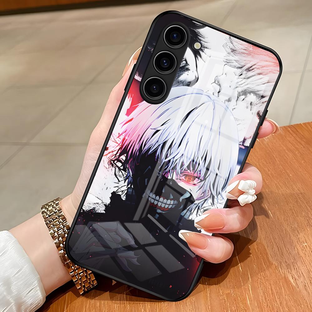 Anime Tokyo Ghouls Hot Phone Case For Samsung S26 S25 Edge Ultra S23 S22 S21 S20 Ultra Plus S24 Fe A54 A53 A25 Glass Cover