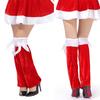 Christmas Costume Accessories Santa Claus Gloves Hat Leg Warmers Santa Cosplay Costume Party Props Festival Decoration
