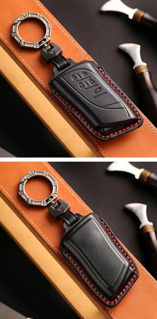KUNIO Lexus Dedicated Key Case, Key Cover, Key Holder, Hand Sewn, Leather, New Model
