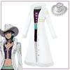ONE PIECE Robin cosplay costume big fur collar Robin one piece Nicole Robin cosplay costume