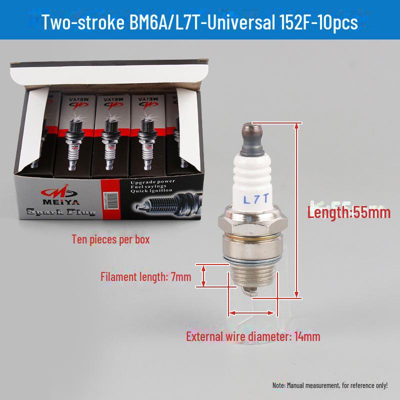 Bujii și duze 168F/190F pentru motoare de drujbă, generator și mașină de tuns iarba