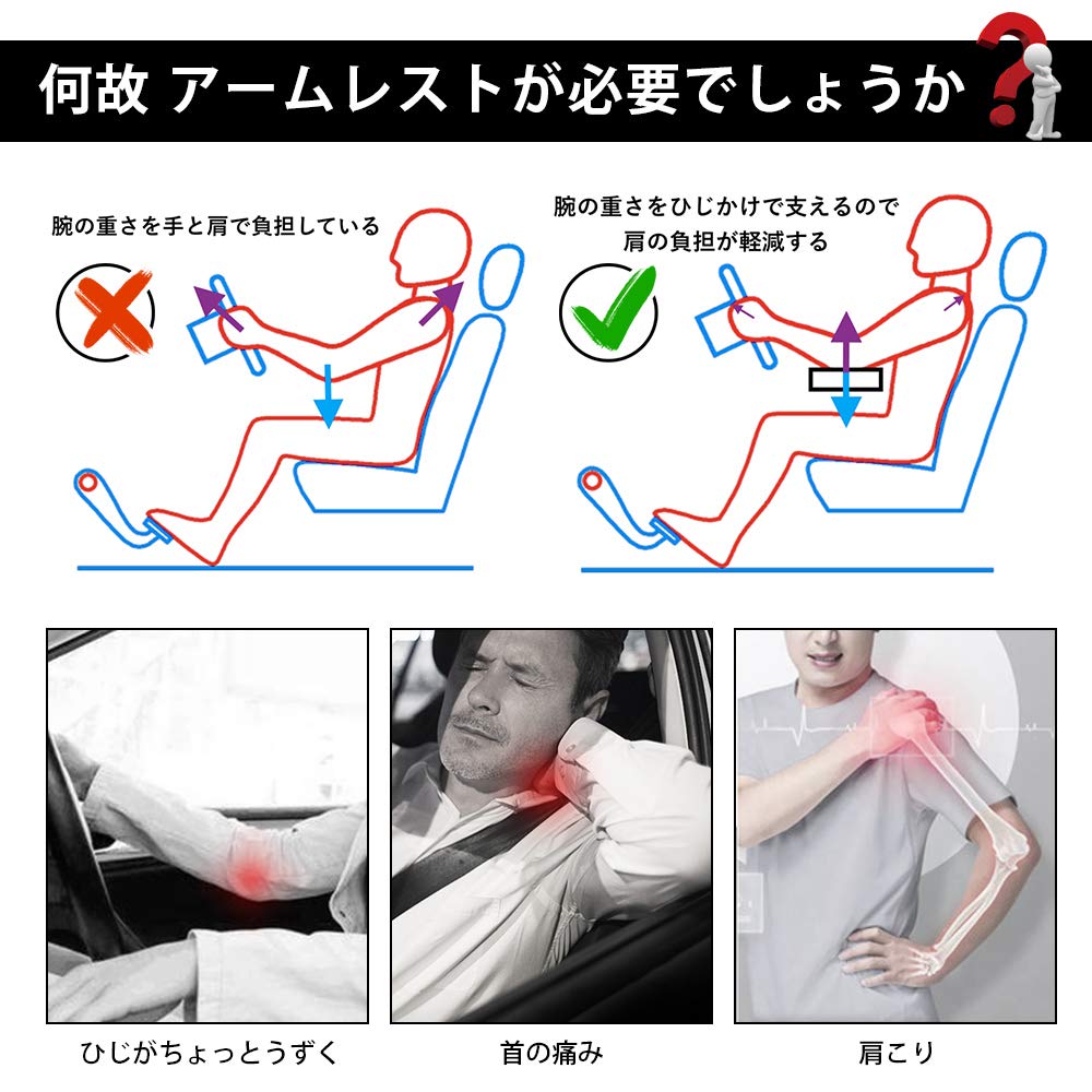 Auto Spec Toyota Hiace 200 Series Side Door HIACE H200 Standard Custom Interior Easy Set of 2 200 Armrests, Armrests, (Models 1-6, 2004.8~), Design,