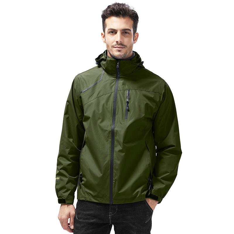 Single-layer Jacket Men's Spring and Autumn Skiing Breathable and Wear-resistant Couple Mountaineering Suit Women's Thin Jacket