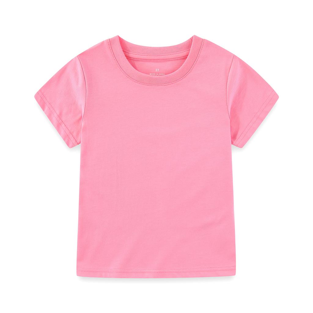 KIDDIEZOOM Modisches und bequemes kurzärmeliges T-Shirt für Säuglinge und Kleinkinder, Jungen und Mädchen, 100 % reine Baumwolle, weiche Neugeborenenkleidung