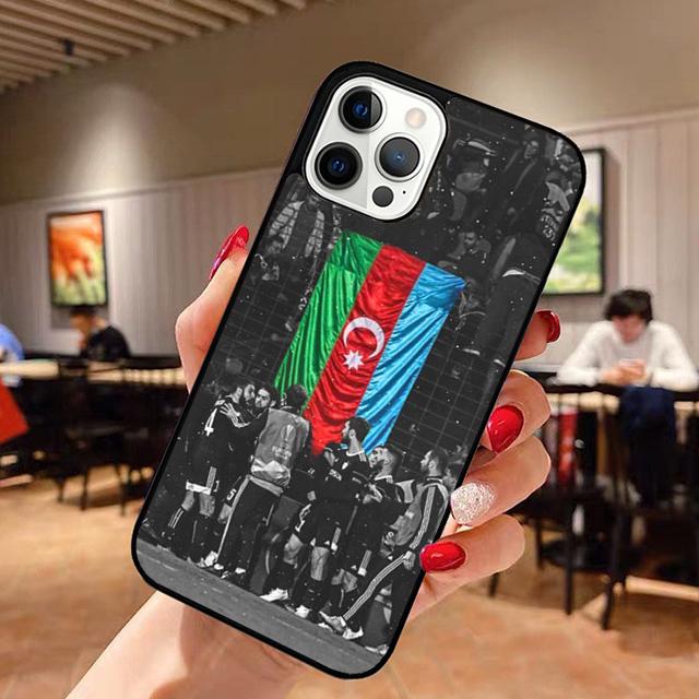 Azerbaijan Flag Phone Case for iPhone 17 Air 16 16e 15 Plus for Apple 13 11 12 14 Pro Max Cover  Coque Fundas Shell