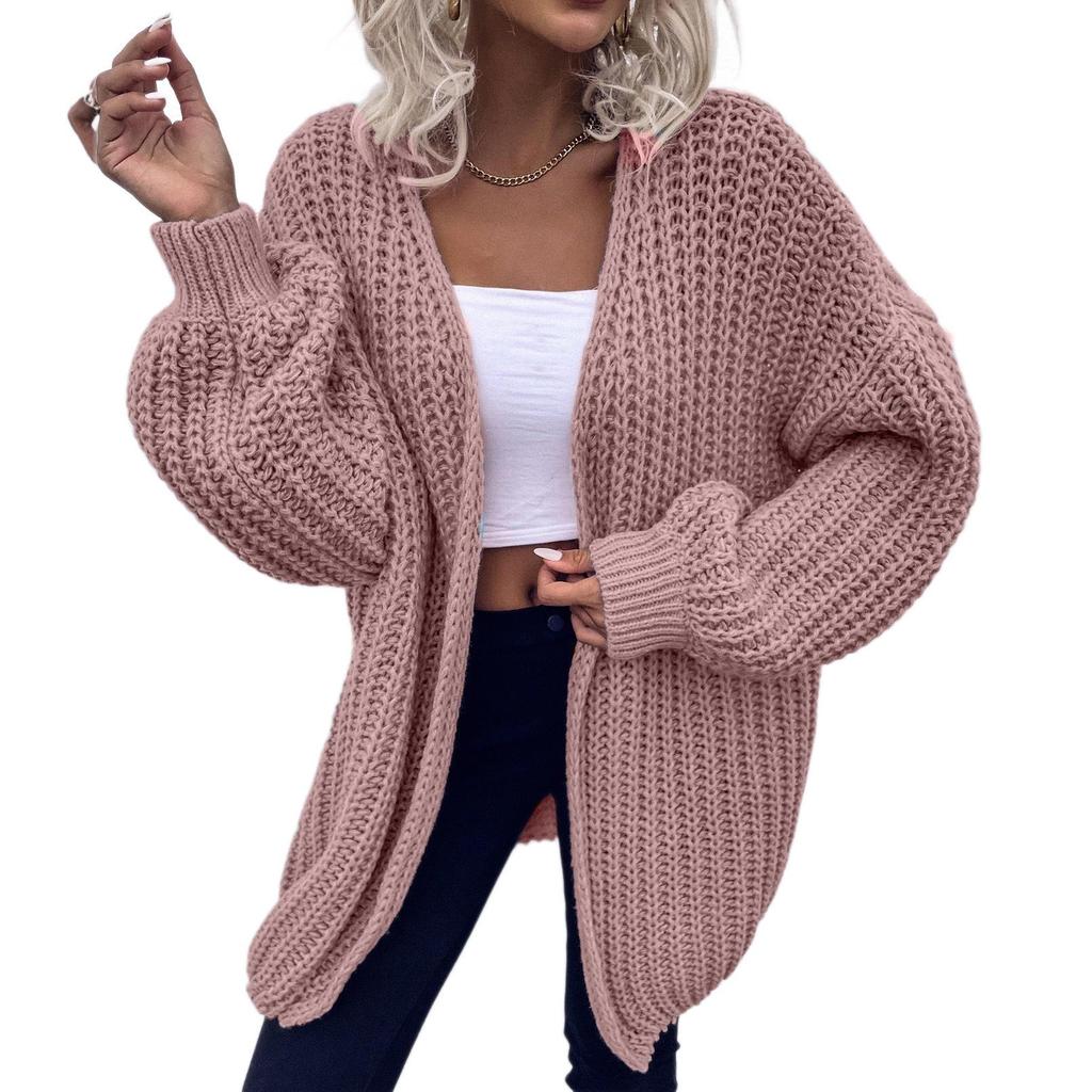 Women's Chic Loose Knit Cardigan Sweater Coat
