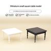 1/12 Dollhouse Simulation Square Tea Table Model Dollhouse Living Room Furniture Decoration Dolls House Diy Accessories