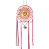Floral Lantern with Pearls and Ribbon MidAutumn Festival Handheld Toy Kids Led Lights New Year Night Market Stall