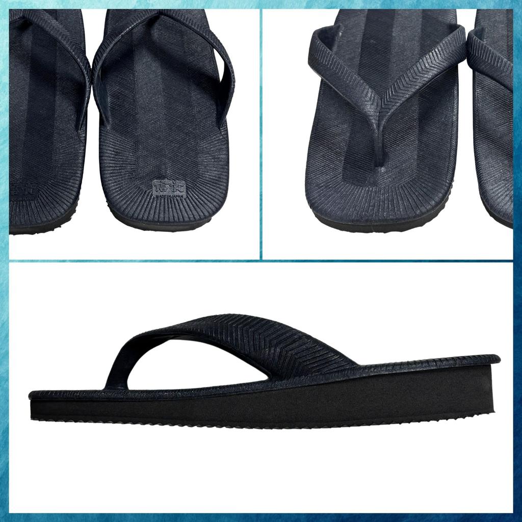 Edoten Shigi 603 Zori Injection Sponge Fitted Size 26cm Men's Sandals, Upper, Sole, Sandals, Gunmetal,