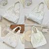 Floral Pattern Tote Bag With Soft Polyester Material For Daily Casual Use