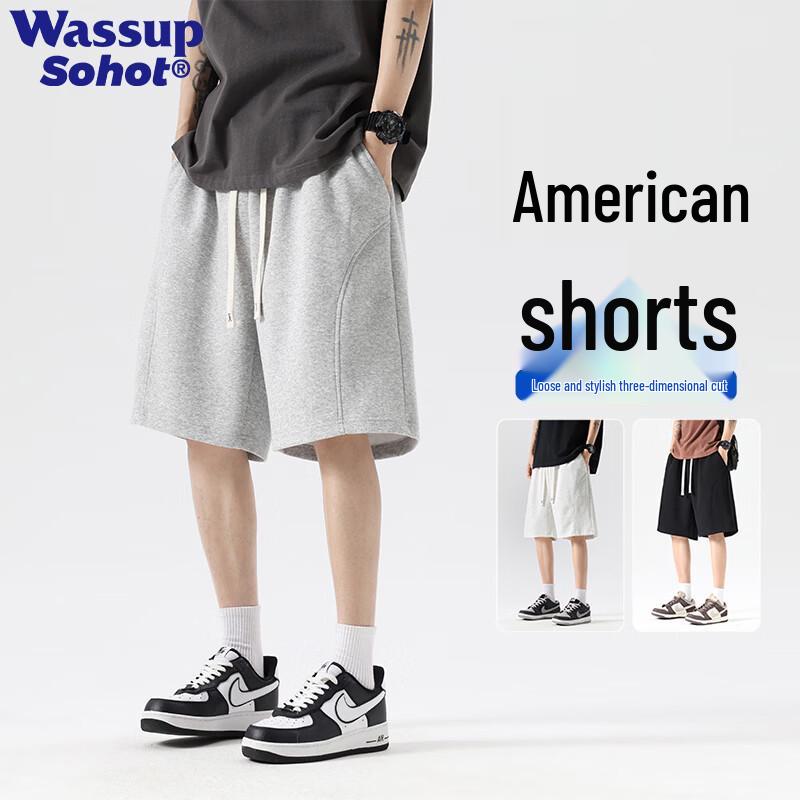 Wassup Sohot Men s Casual Sports Shorts L