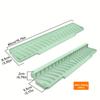 Sloped Drainage Silicone Sponge Rack, Foldable Narrow Sink Draining Organizer for Kitchen