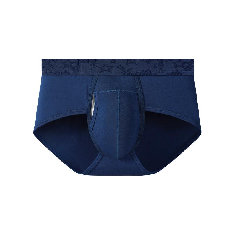Men's Fall Large Pouch U Convex Bullet Type Separation Comfortable Antibacterial Breathable Briefs