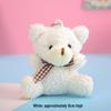 New Style Bear Plush Keychain with Bow Tie - Cute Bag Accessory