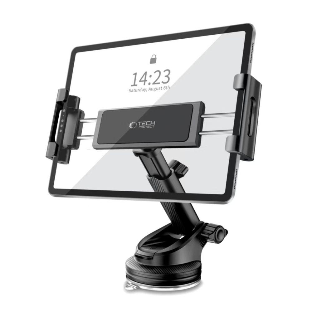 Supporto per auto V4 per tablet 141-280 mm per cruscotto - nero