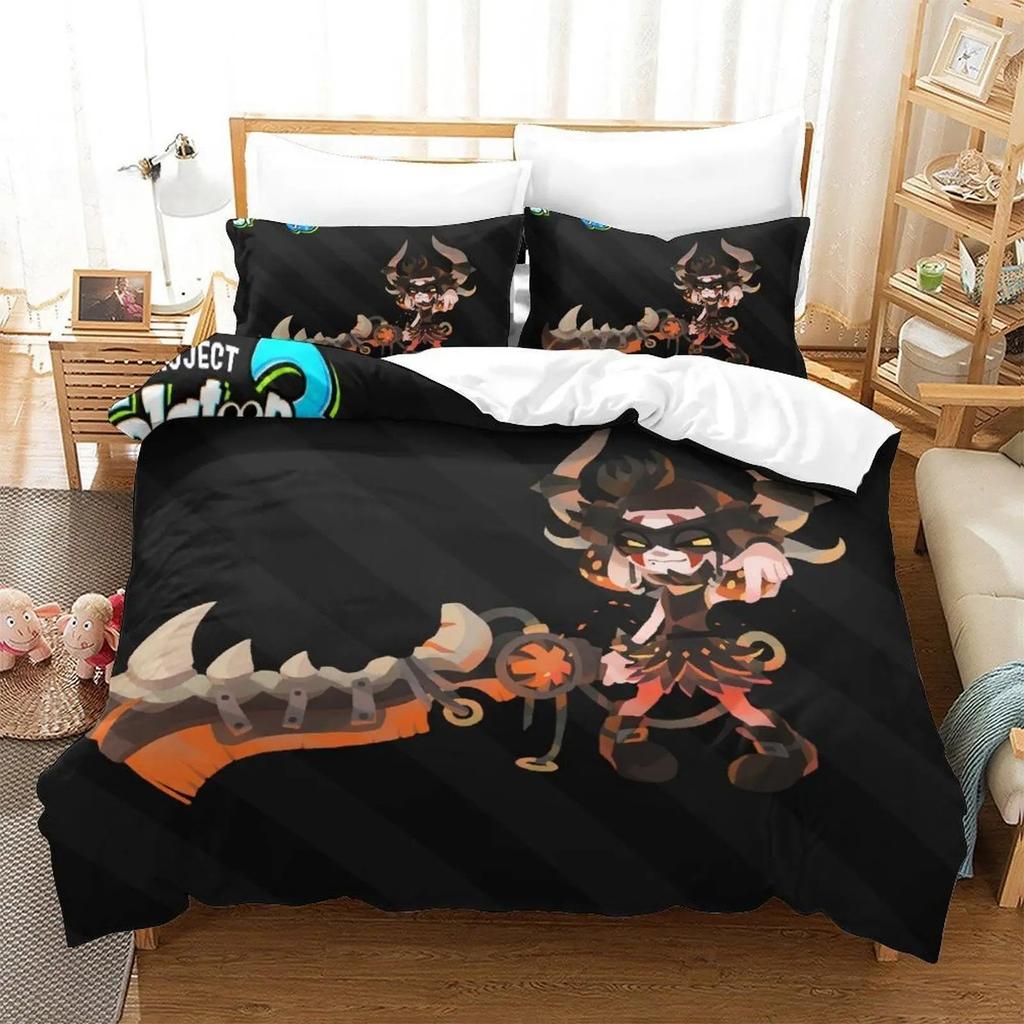 Splatoon 3 Bedding Set 3D Print Anime Duvet Cover Single Twin Full Queen King Size for Adult Kids Bedroom
