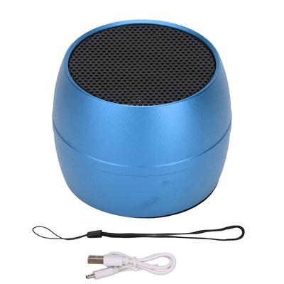 Mini Bluetooth Speaker IP67 Waterproof USB Charging Built In Mic Portable Wireless Speaker for Shower Room Car Blue
