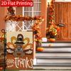 2D Flat - 2D Flat Thanksgiving Plaid Tie Turkey Garden Flag  Outdoor Garden Flag, Double-Sided Home Decoration Courtyard Decoration Outdoor Decoration
