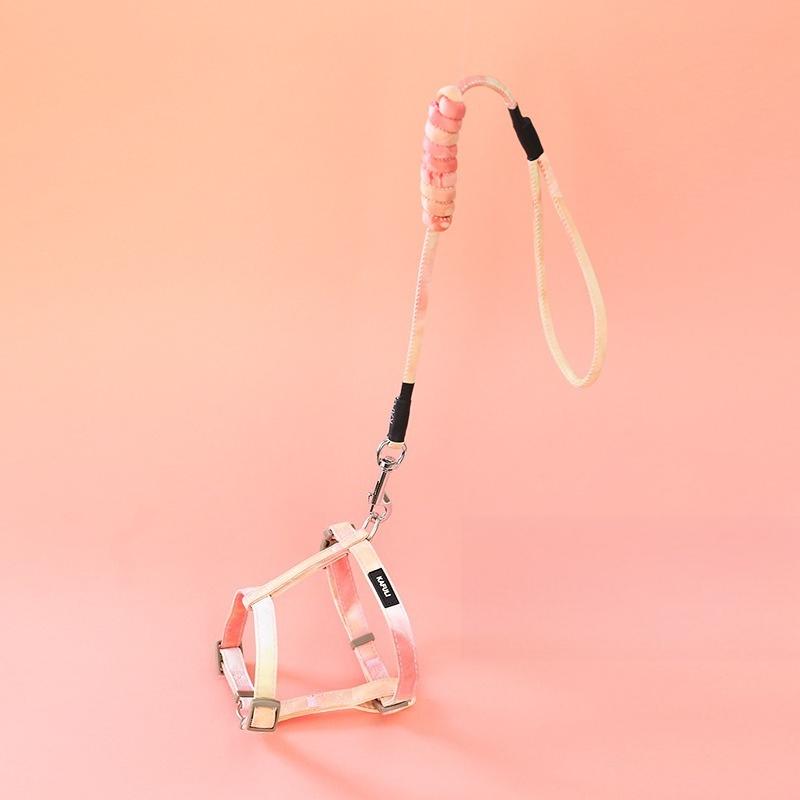 Pet Supplies Harness Belt H-type Anti Loss Traction Rope Adjustable Outdoor Safety Ropes Small and Medium-sized Pet Cat and Dog Chest Strap Set