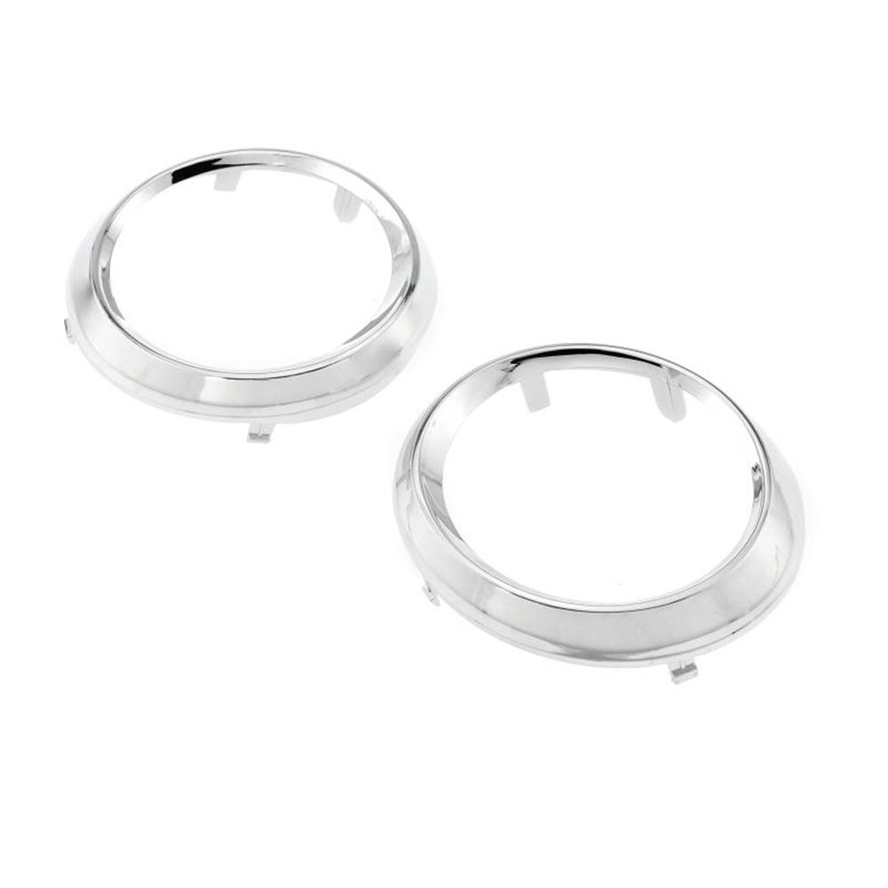 2x Front Bumper Fog Light Lamp Cover Chrome Rings For Toyota Sienna SE 2011-2017